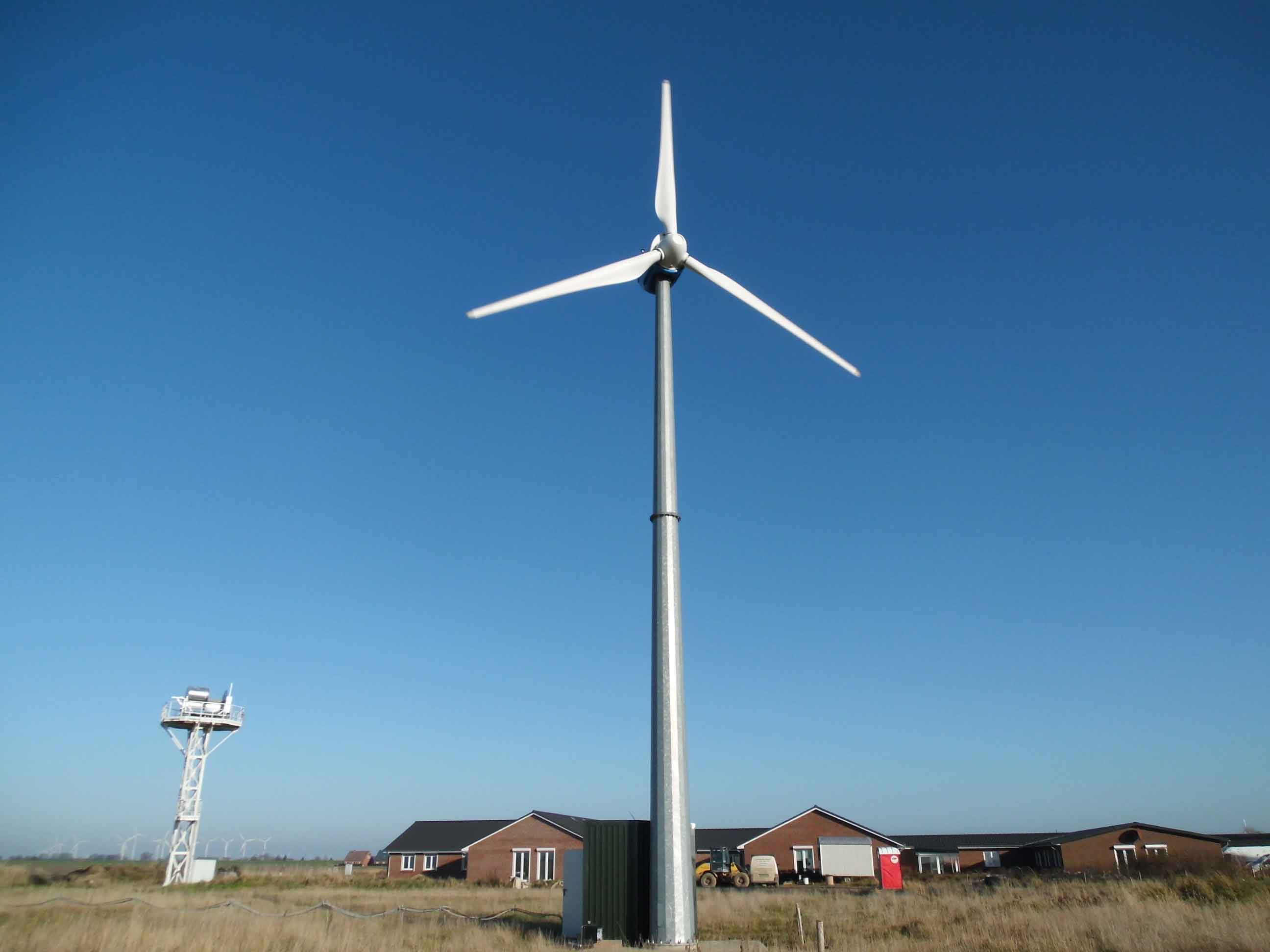 horizontale Windanlagen mit 10 kW, 20 kW, 30 kW, 50 kW Windräder, Windenergieanlage