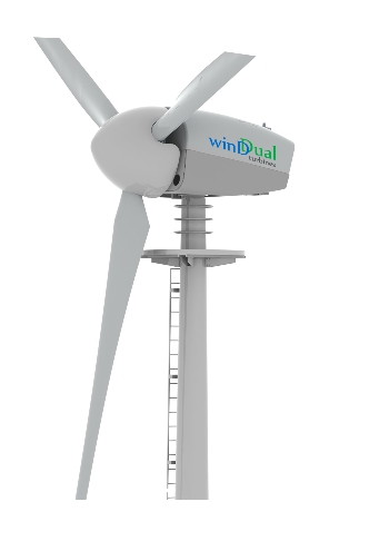 kleine horizontale Windanlagen mit 10kW, 15kW, 20kW, 30kW Windräder, Windenergieanlage
